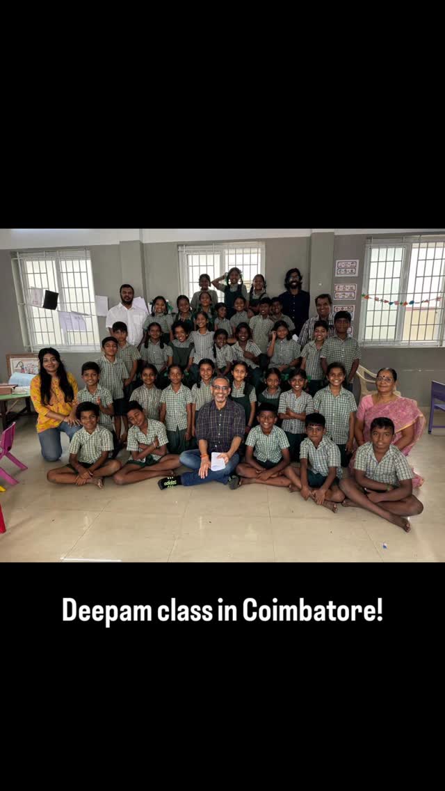 Deepam class re-started at Coimbatore today!